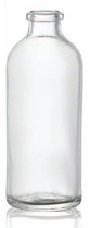 75 ml Aerosolflacon, helder, type 3 geblazen glas
